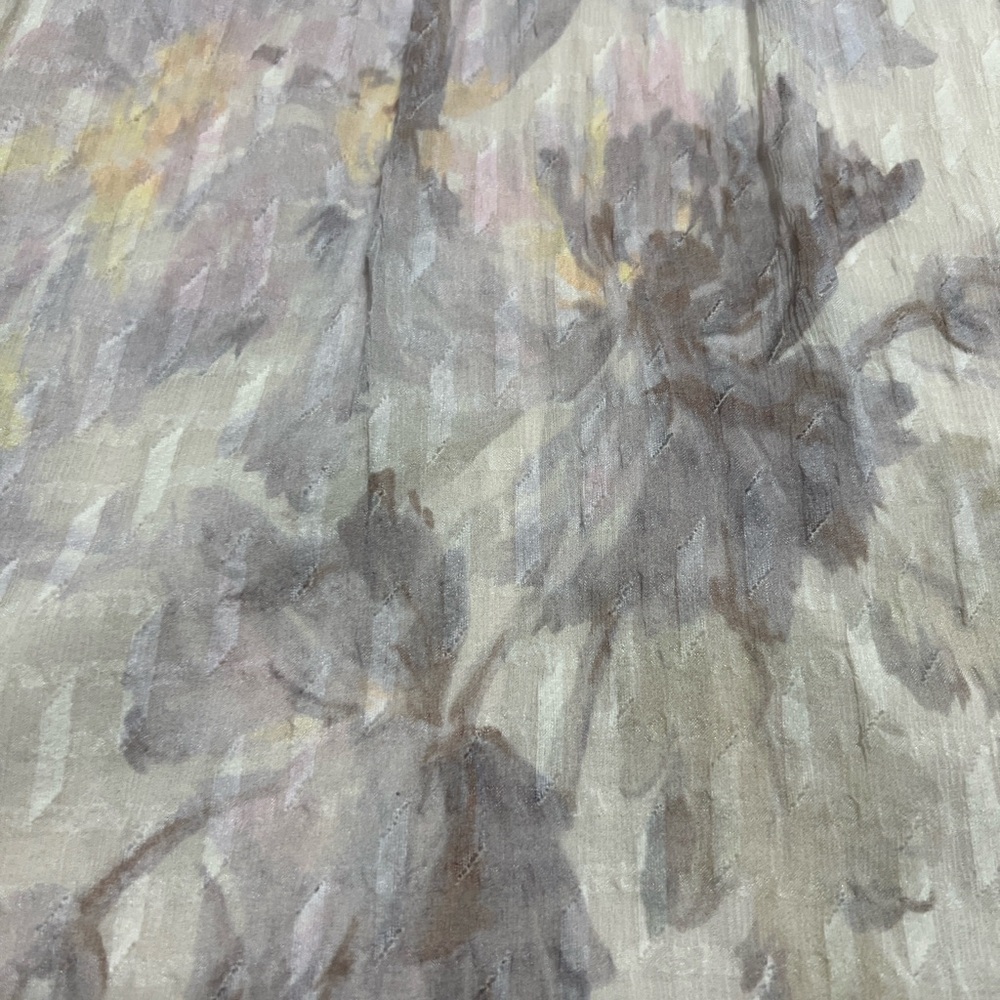 Elegant White Silk Floral Blouse Rebecca Taylor. - Picture 5 of 8